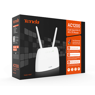 картинка Tenda 4G07 LTE Wi-Fi роутер от компании Intant